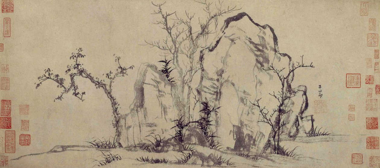 Elegant Rocks and Sparse Trees by Zhao Mengfu