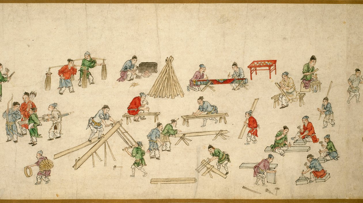 Street Scenes in Times of Peace by Zhu Yu
