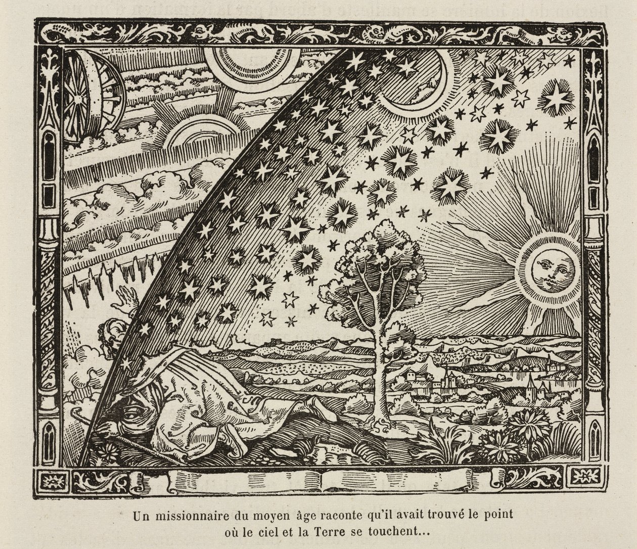 A Medieval Missionary Finds the Point Where Sky and Earth Touch by Frederick (attr. to) Barnard