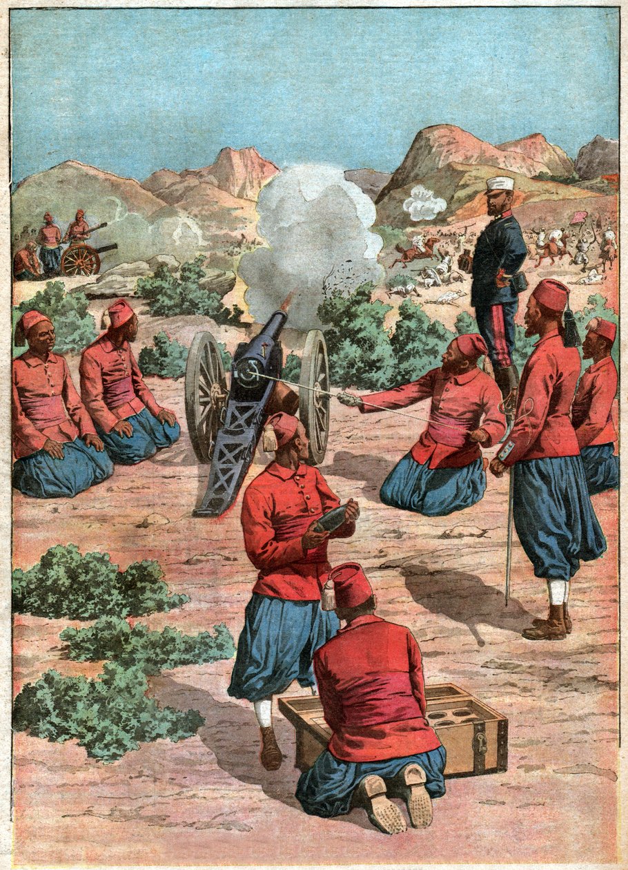 French colonial army by Ferdinand Georg Waldmuller