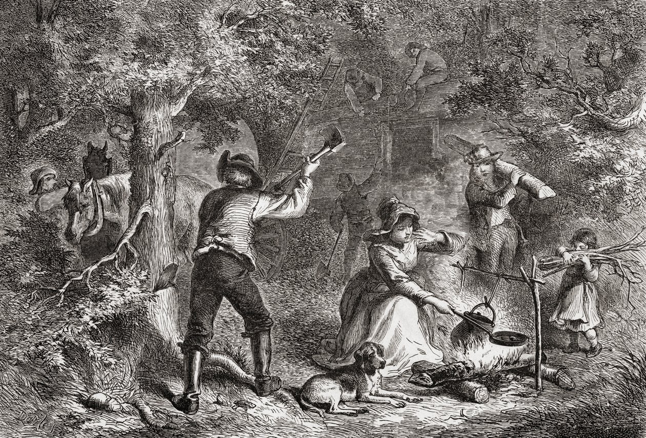 Border Settlers in Ohio by . .