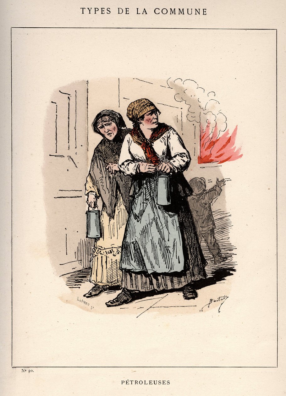 Commune de Paris: Costume de PETROLES (20) in Les Communeux by Frederick (attr. to) Barnard