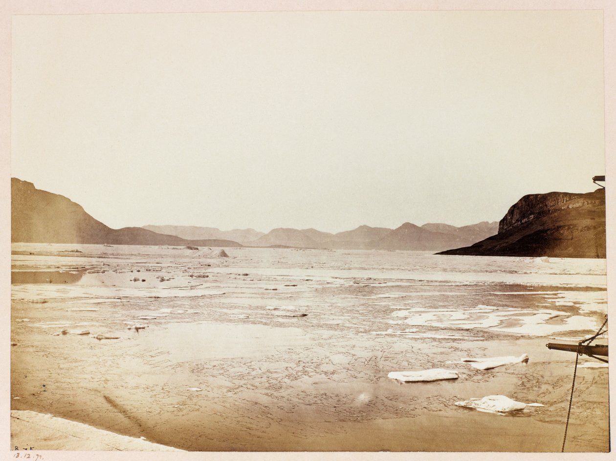 Arctic Expedition (1875-1876) by Captain George Nares (1831-1915): Dobbin Bay Looking North by Frederick (attr. to) Barnard
