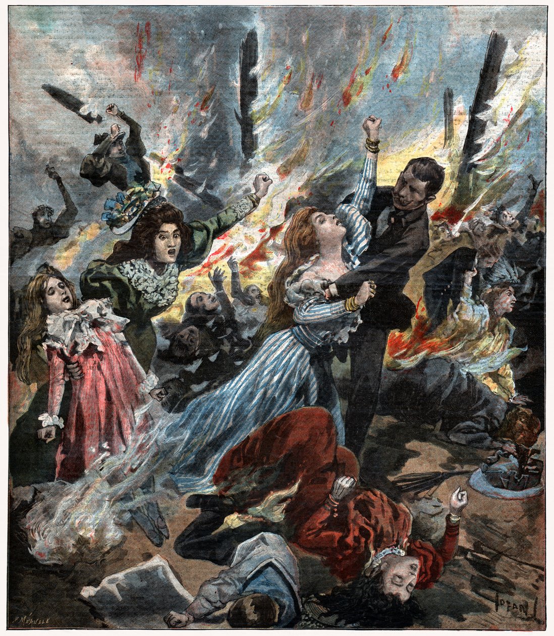 Fire at the Bazar de la Charite by . .