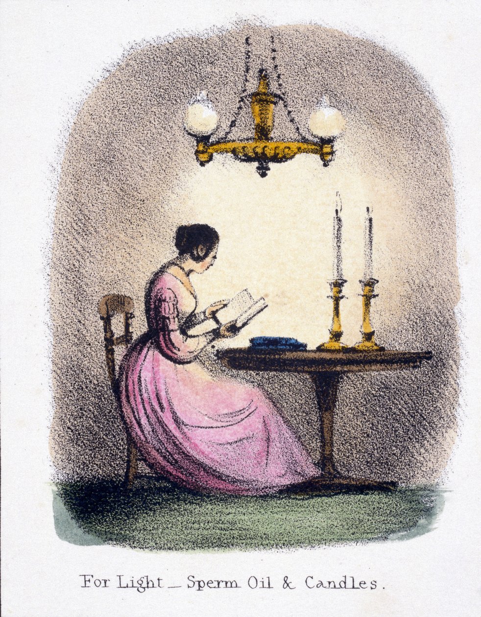 For Light, Sperm Oil and Candles, c. 1845 by Frederick (attr. to) Barnard