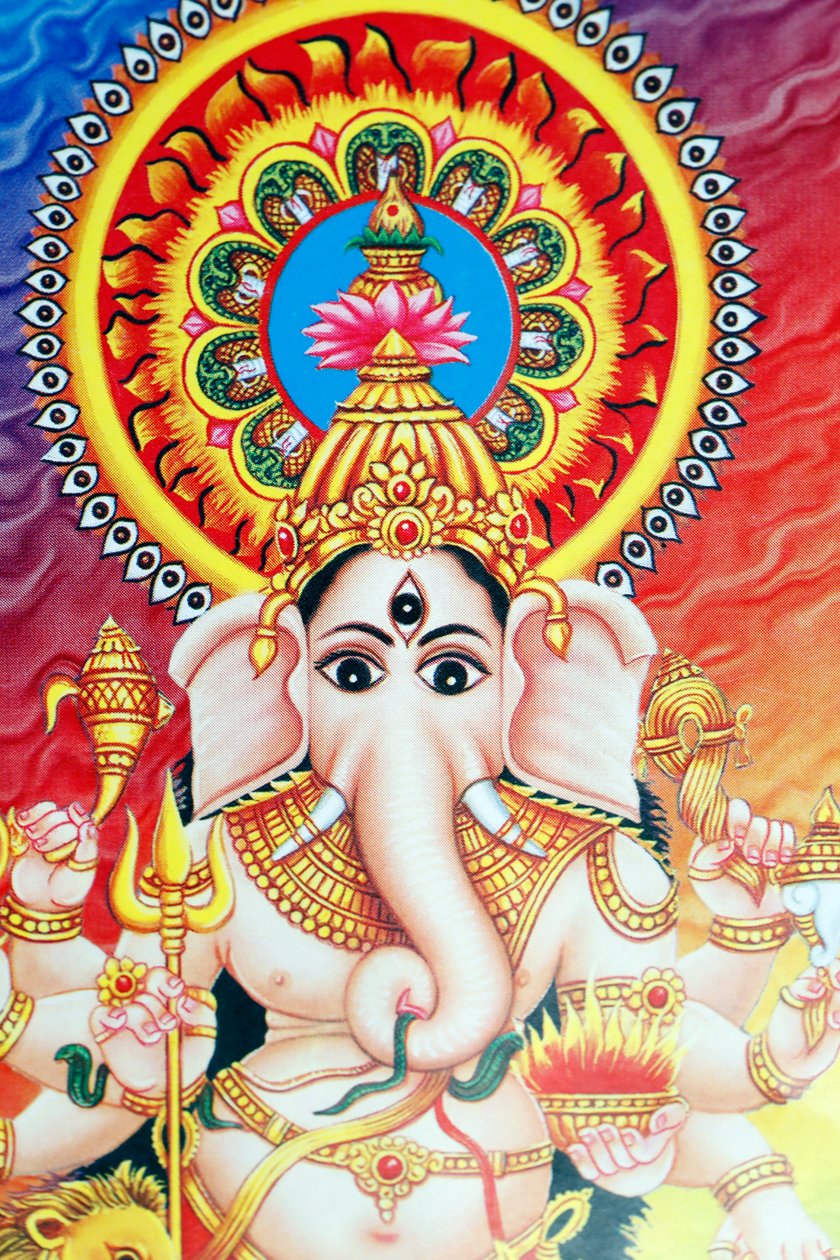 Ganesha or Ganapati: the elephant headed Hindu god by . .