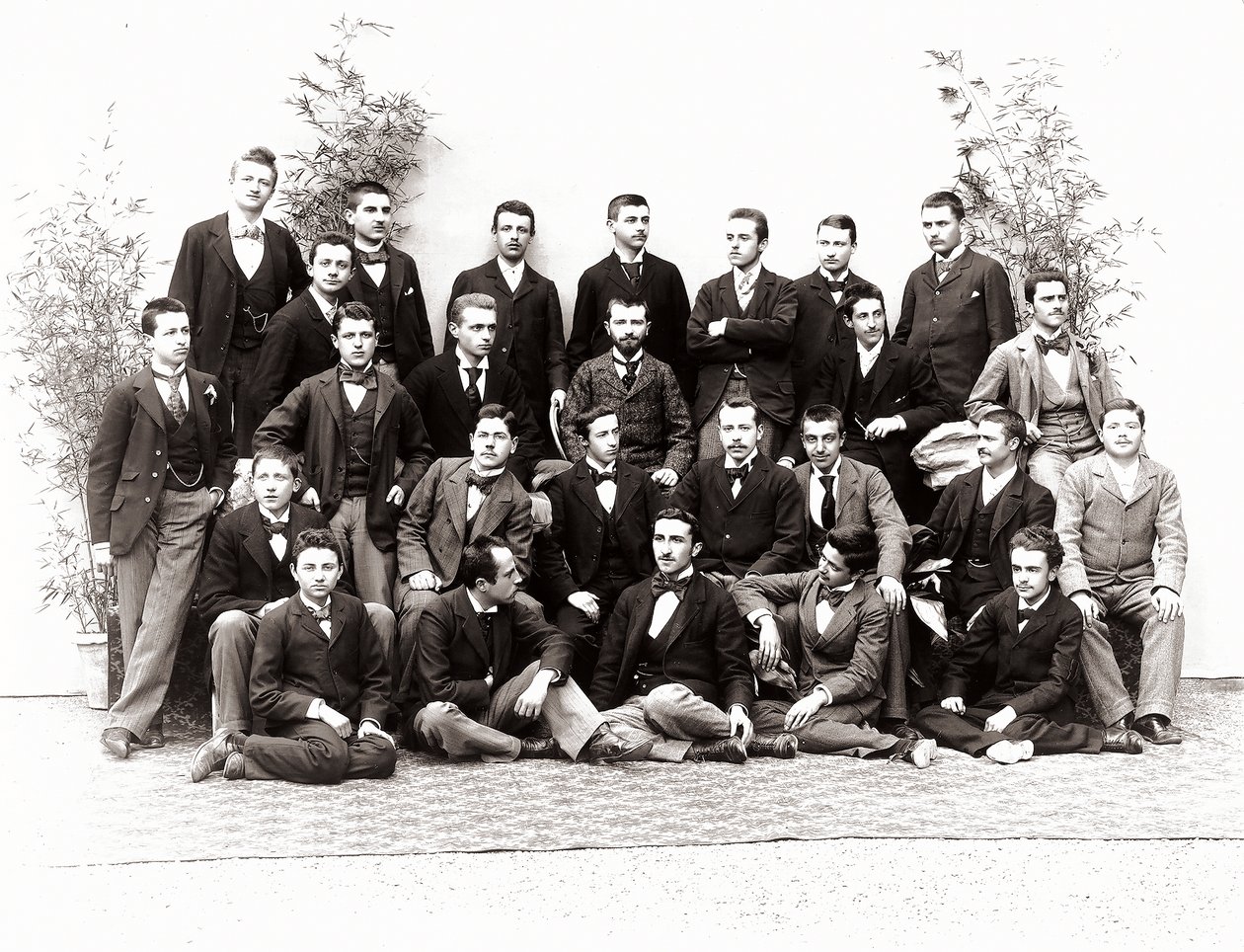 Group Portrait of Students in Their Third Year of High School by Henry Charles Fehr