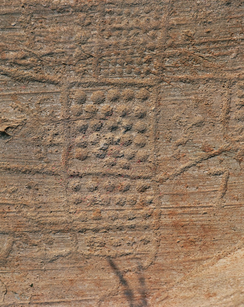 Prehistoric Camunian Rock Engraving, Rock 1, Topographic Composition Known as 