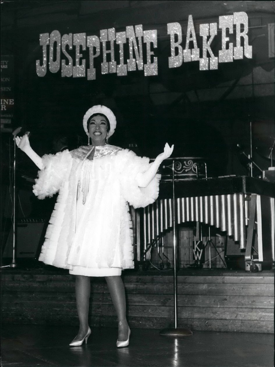 Josephine Baker performing in Zurich, Switzerland, 3rd March 1967 by . .