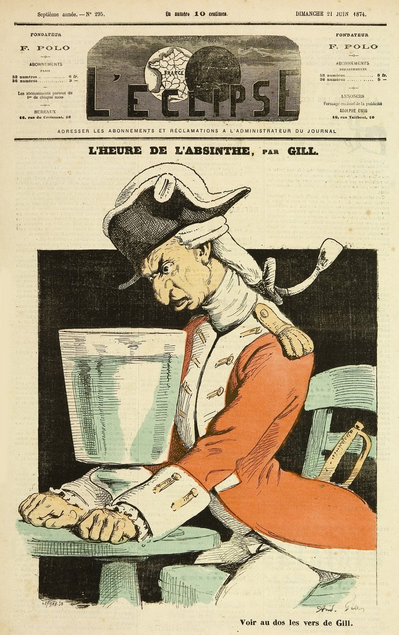 The Hour of Absinthe by Frederick (attr. to) Barnard