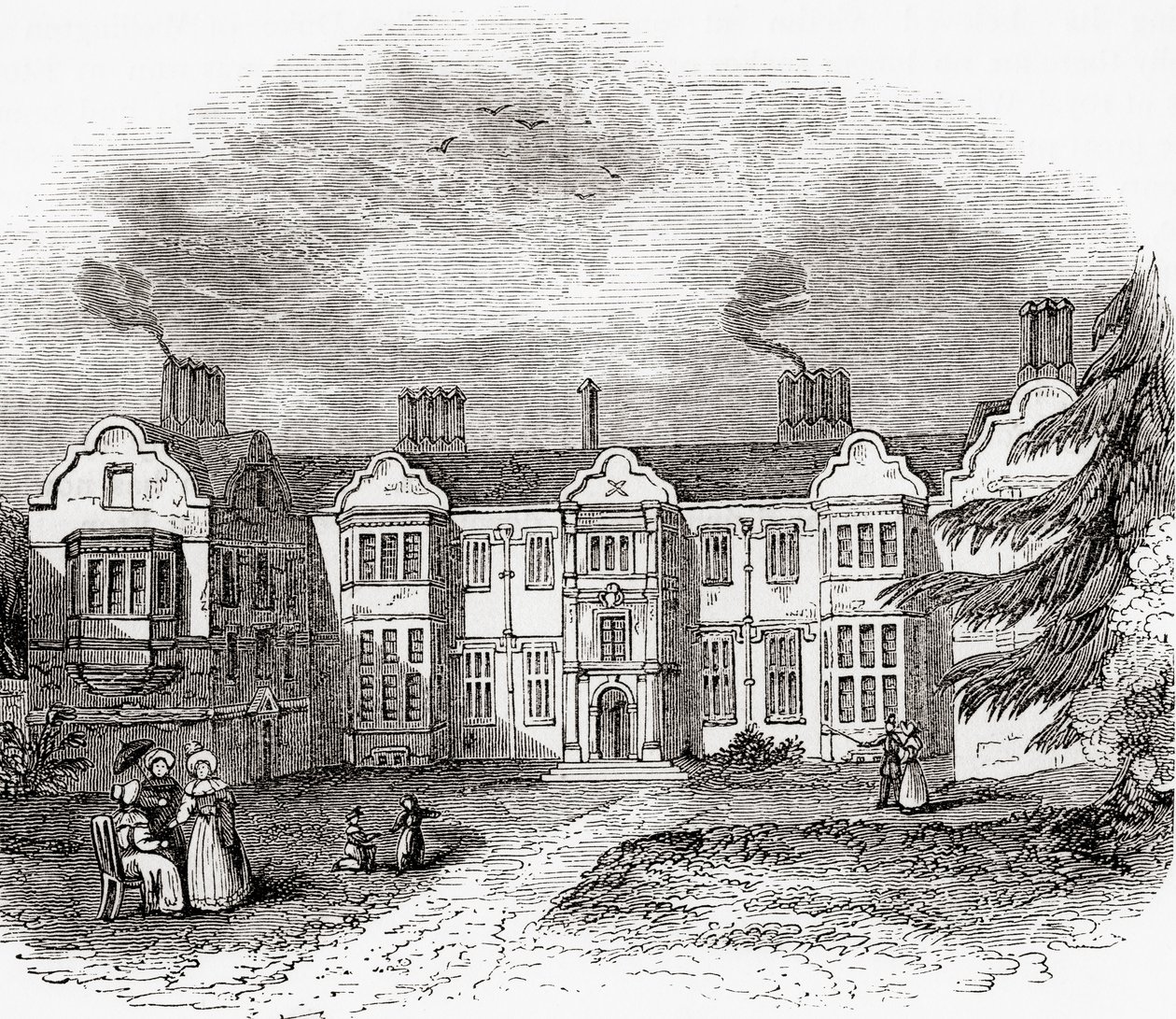 Ladye Place, Hurley, Berkshire, England, Early 19th Century by . .