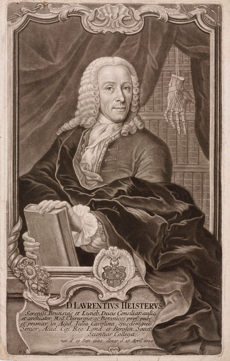 Lorenz Heister, German Surgeon by Henry Charles Fehr