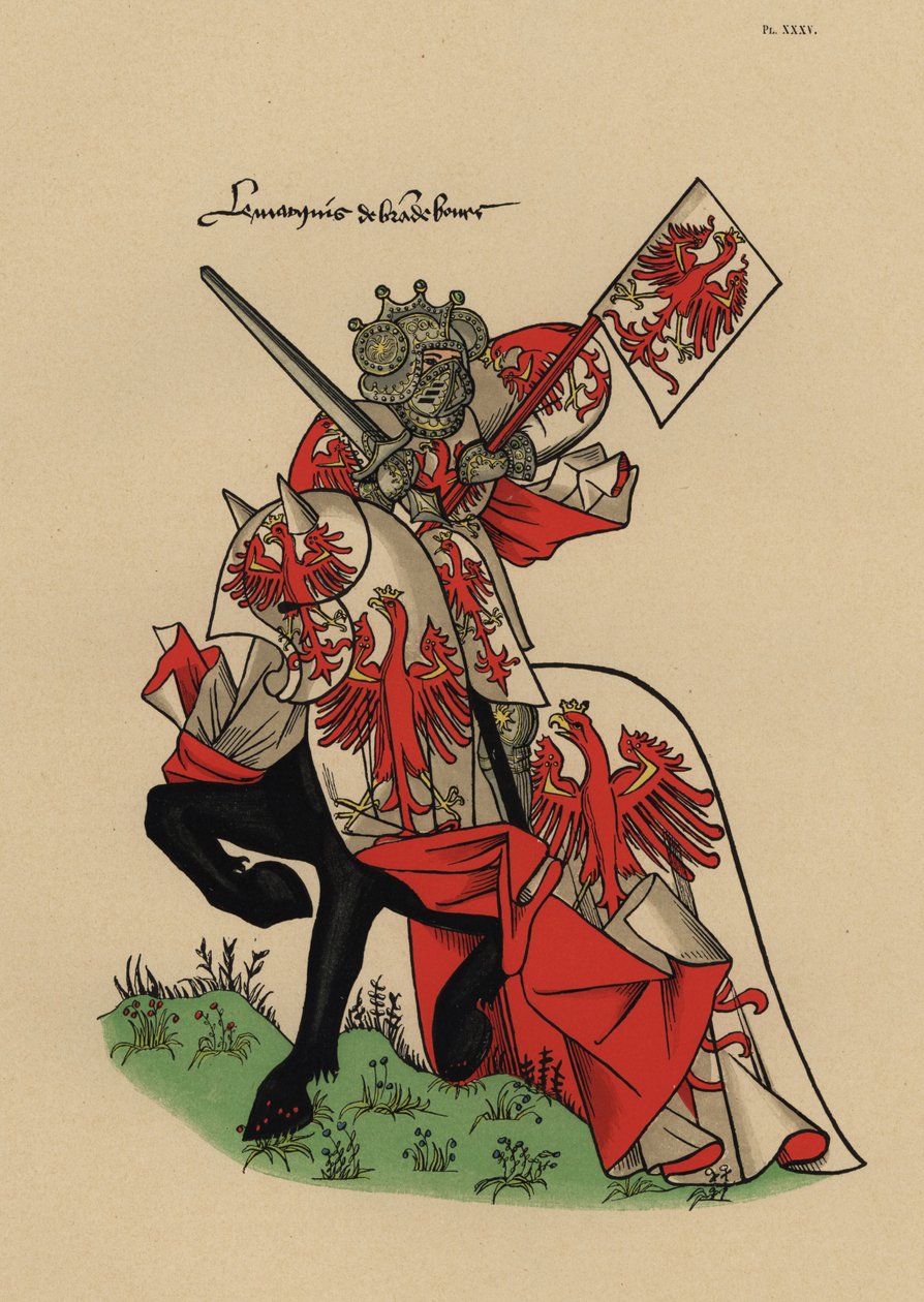 Marquis of Brandenbourg, with standard by John Pardon