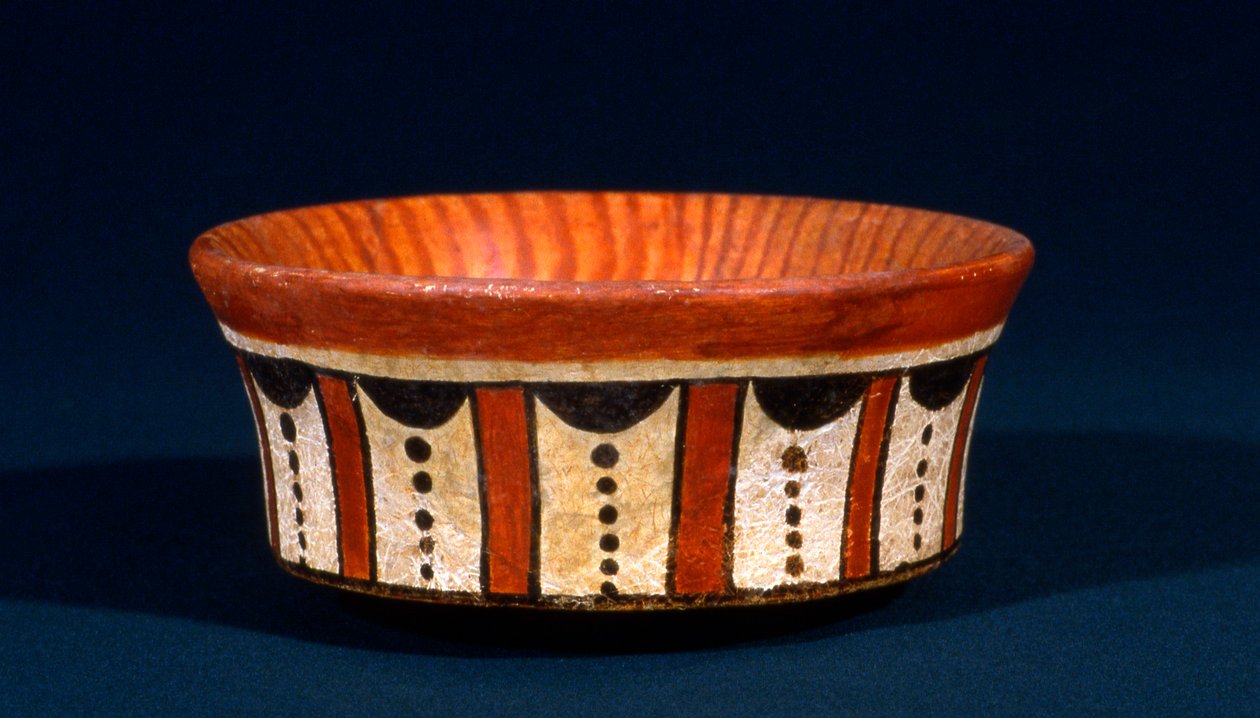 Mayan Funerary Vessel from Tikal, Guatemala, Late Classic period, c.600-900 AD by Hippolyte Lalaise Devéria