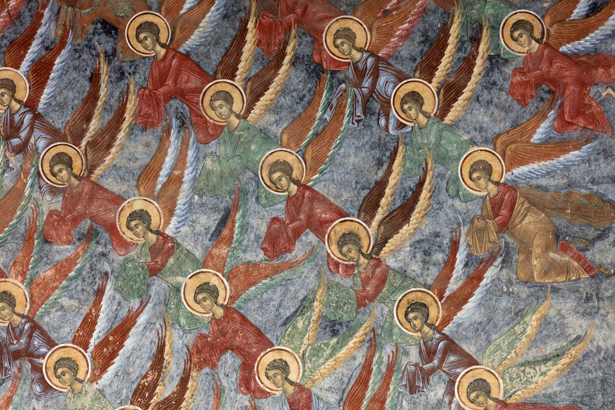 Sucevita Monastery, The Church (Exterior, North Wall, Mural Paintings) by . .