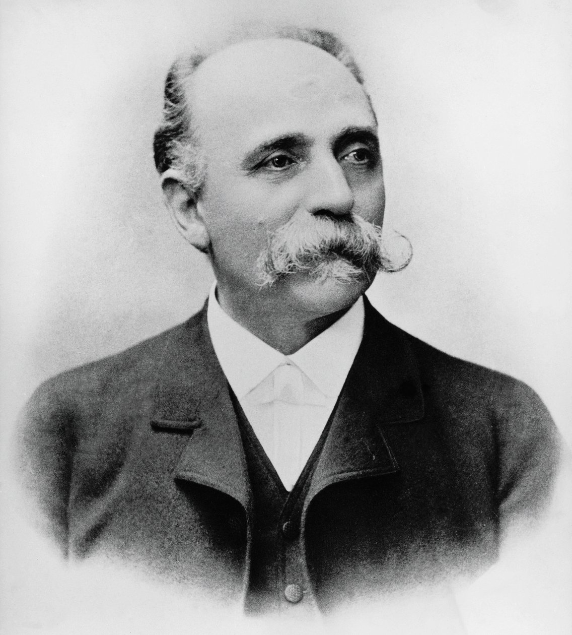 Portrait of Bartolomeo Emilio Camillo Golgi, Italian scientist and physician, Nobel Prize in Medicine in 1906 by William Walcutt