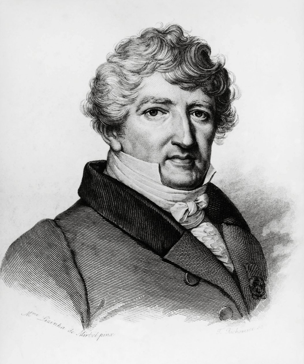 Portrait of Georges Leopold Chretien Frederic Dagobert Cuvier, French biologist by William Walcutt