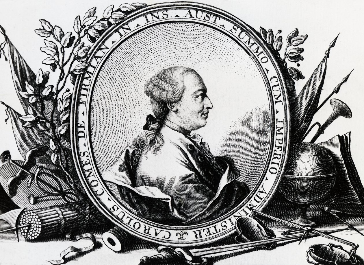 Portrait of Karl Joseph von Firmian, Austrian politician by William Walcutt