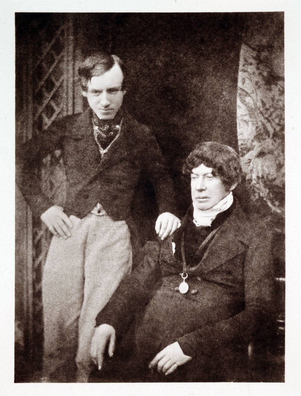 Portraits of Charles Kirkpatrick Sharpe (1781-1851), Scottish antiquary and artist, with an unknown colleague by John Pardon