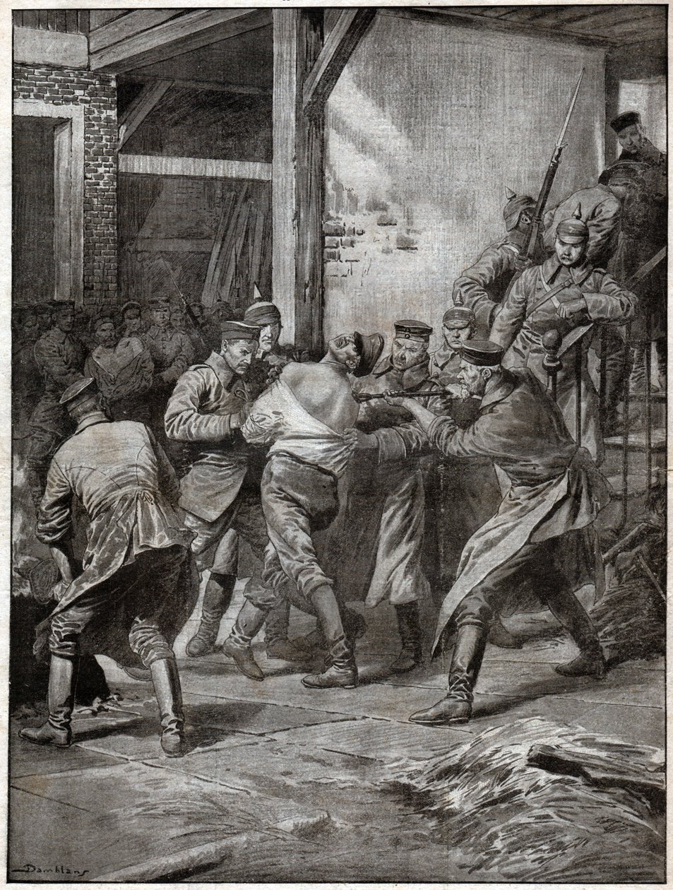 Russian prisoners during World War I by Ferdinand Georg Waldmuller