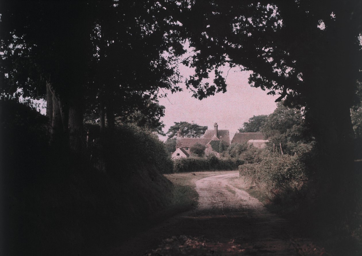 Summer Dream (Photograph by Arthur E Morton, member of The Society of Colour Photographers, experimenting with early color photography processes and techniques in the early 20th century) by Frederick (attr. to) Barnard