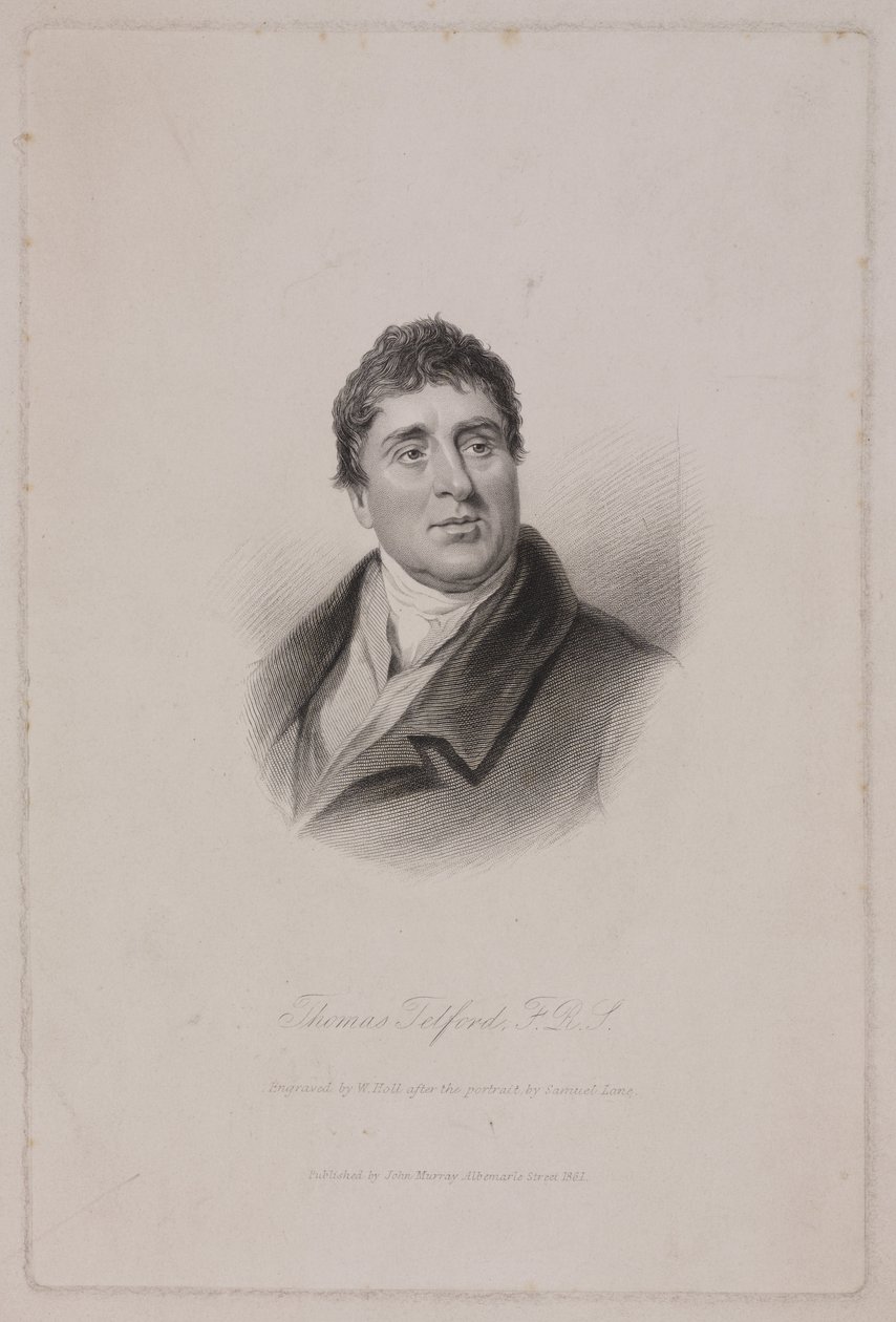 Thomas Telford FRS, Scottish Civil Engineer, c 1810 by Frederick (attr. to) Barnard