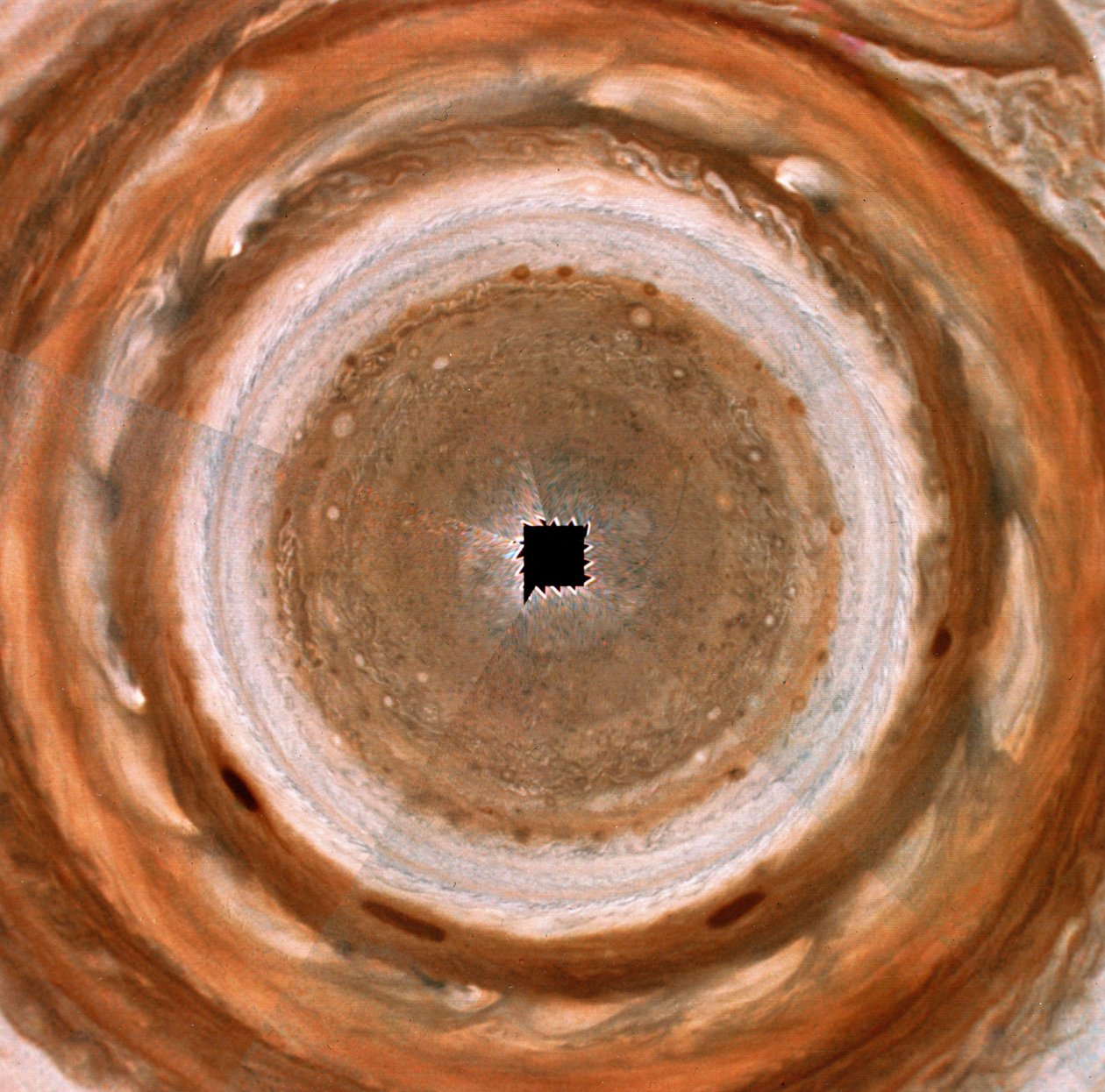 View Over the North Pole of Jupiter by Frederick (attr. to) Barnard