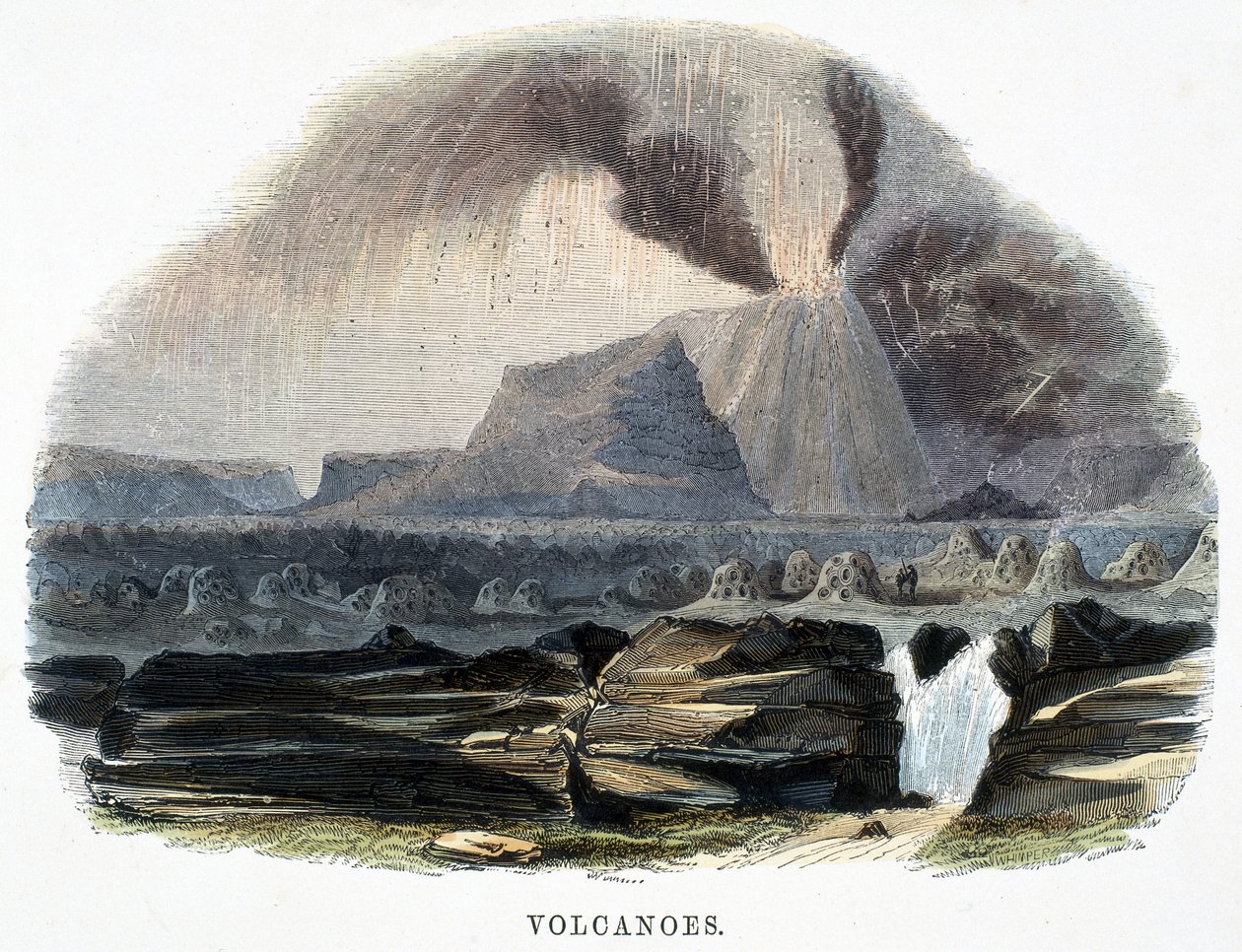 Volcanoes by Frederick (attr. to) Barnard