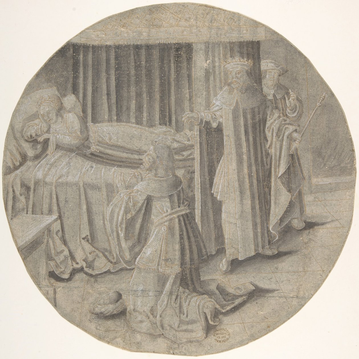 Haman Begs Esther for His Life by Circle of Pseudo Aert Ortkens