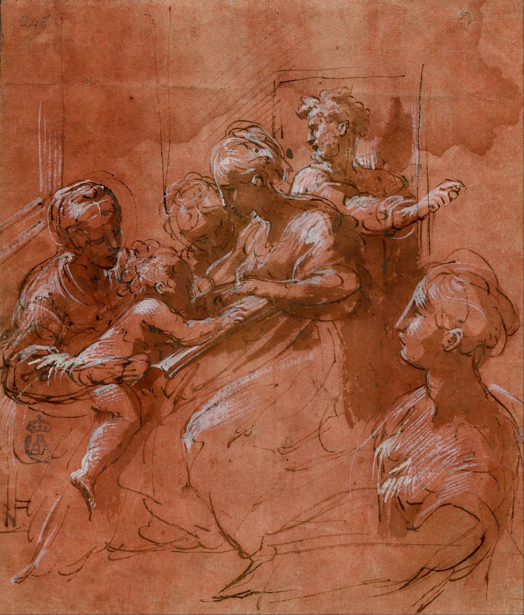 Mystical Marriage of Saint Catherine by Parmigianino