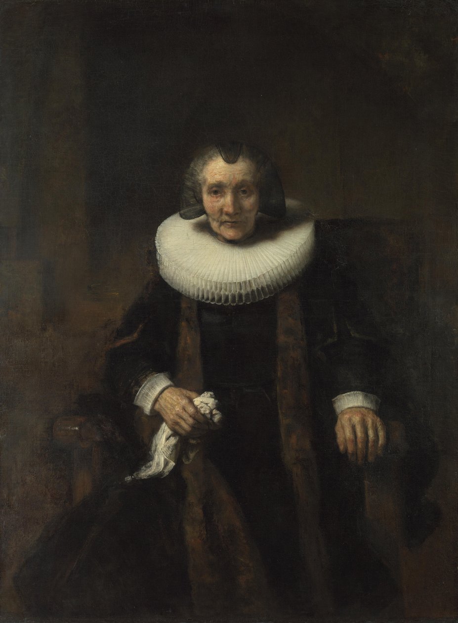 Portrait of Margaretha de Geer by Rembrandt van Rijn
