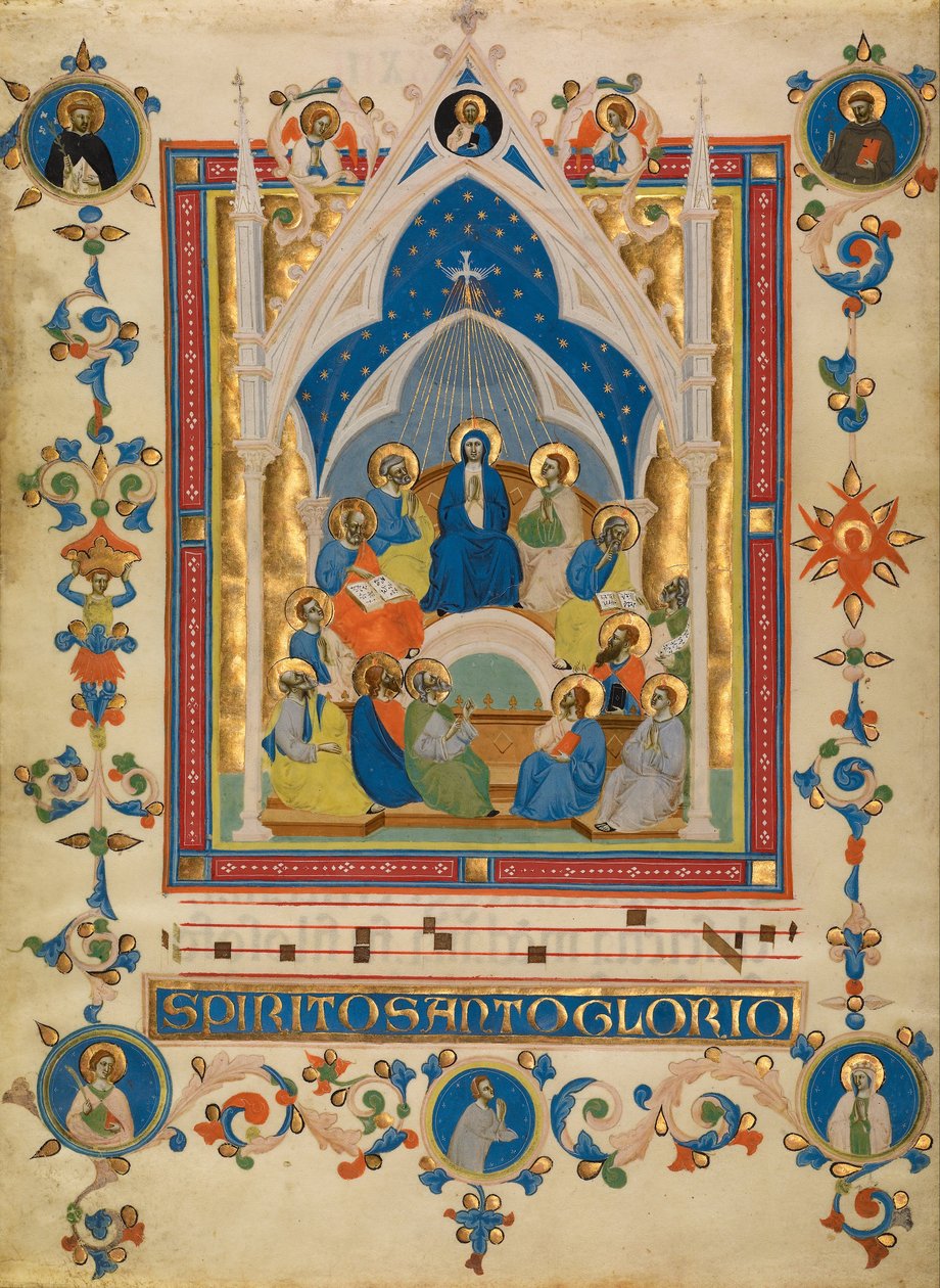 Pentecost by Master of the Dominican Effigies