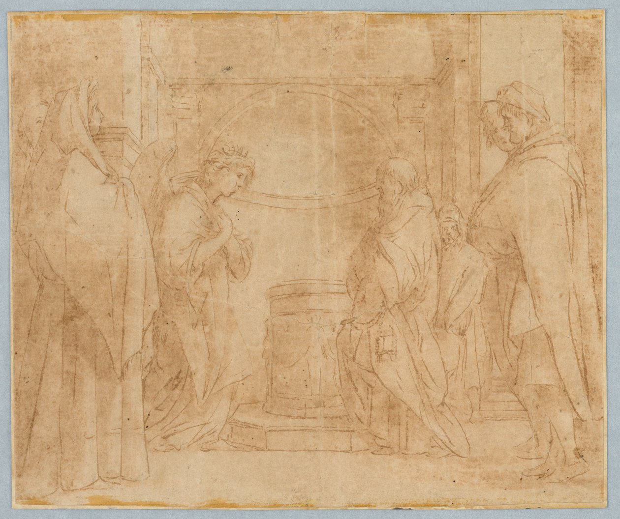 Copy after Annunciation of the Angel to Zechariah by after Andrea del Sarto