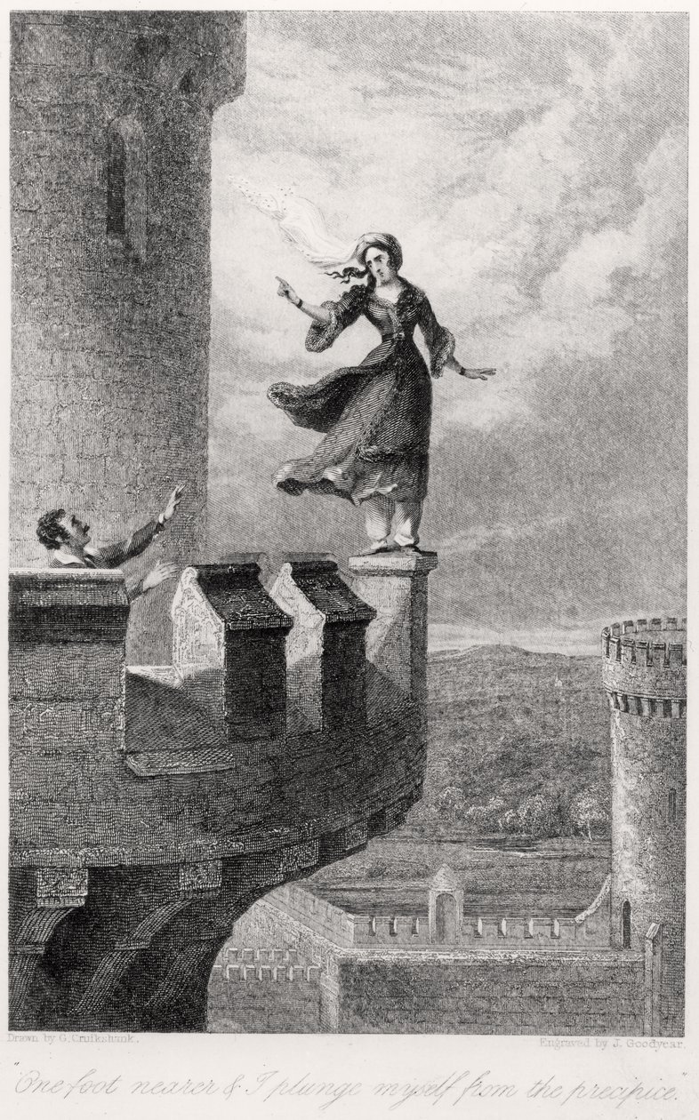 Rebecca, from Ivanhoe by Walter Scott by after George Cruikshank