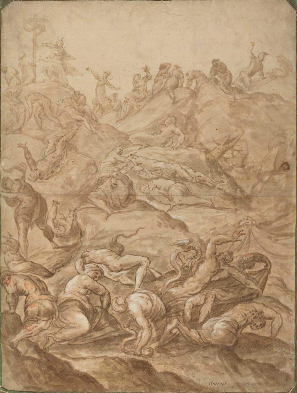 The Brazen Serpent by after Jacopo Tintoretto