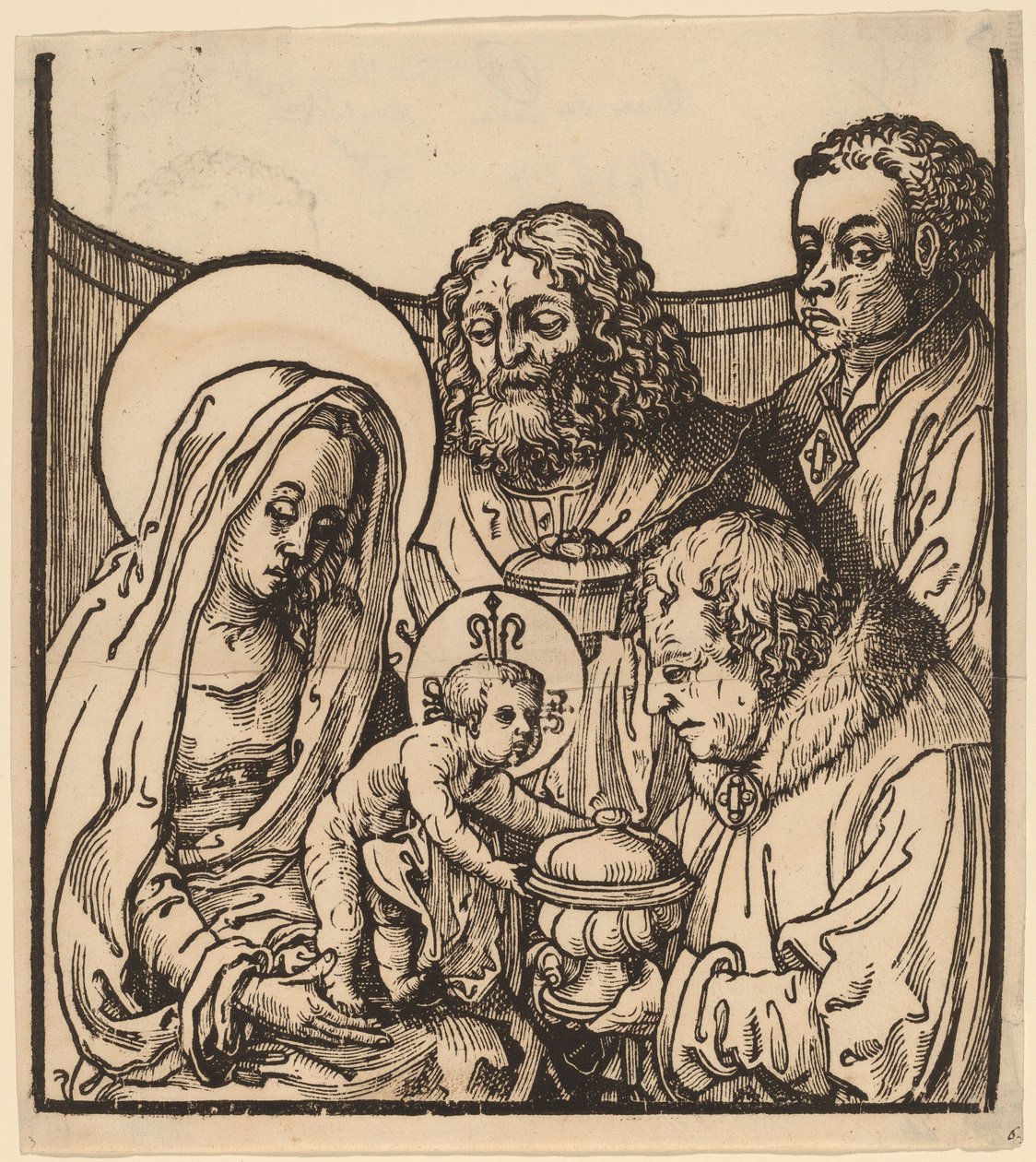The Adoration of the Magi by after Lucas van Leyden