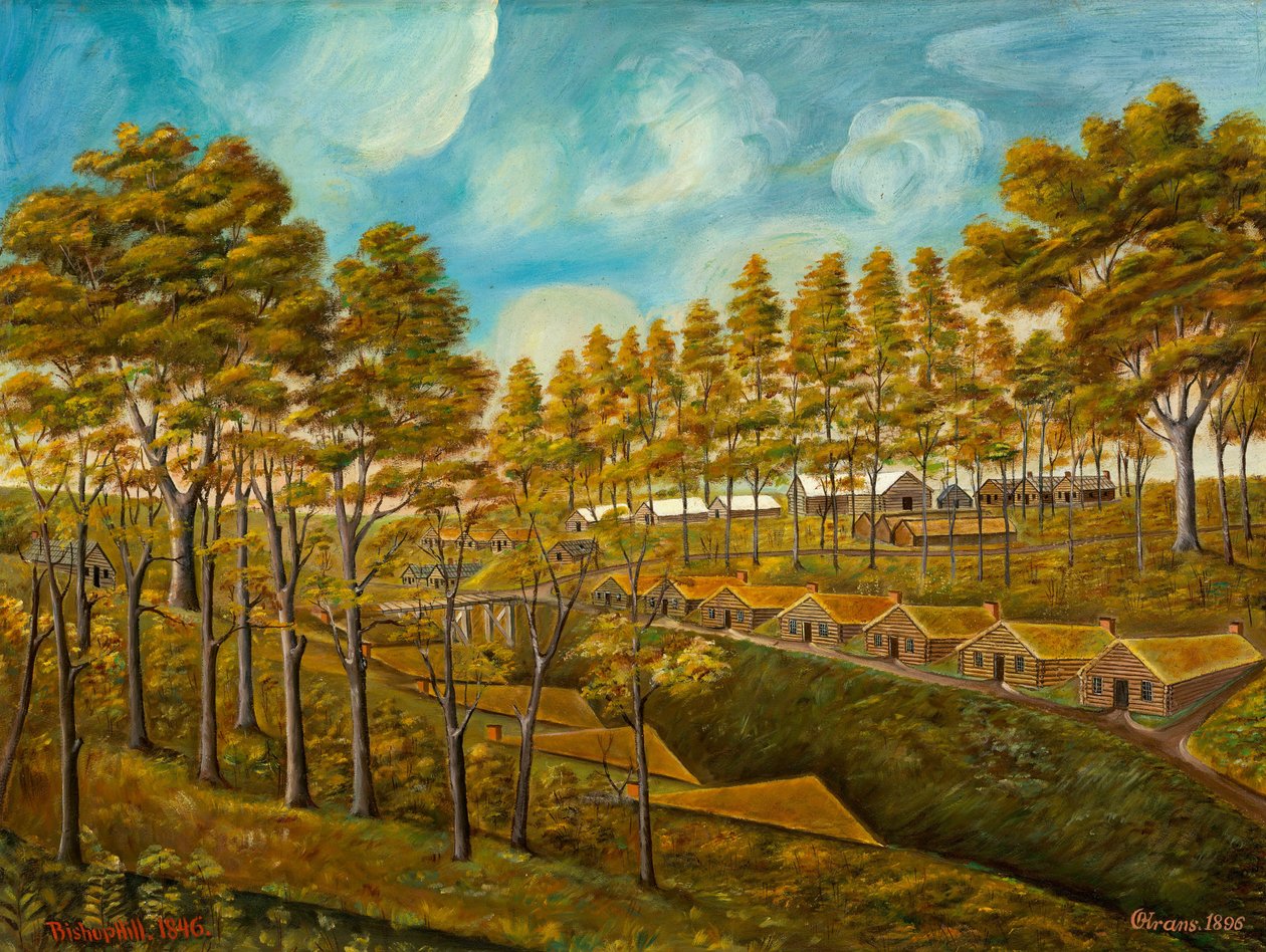 Early Camp Dugouts by after Olof Krans Stanley Mazur