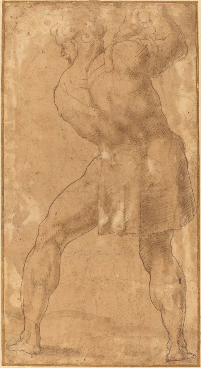 Figure of a Man by after Polidoro da Caravaggio