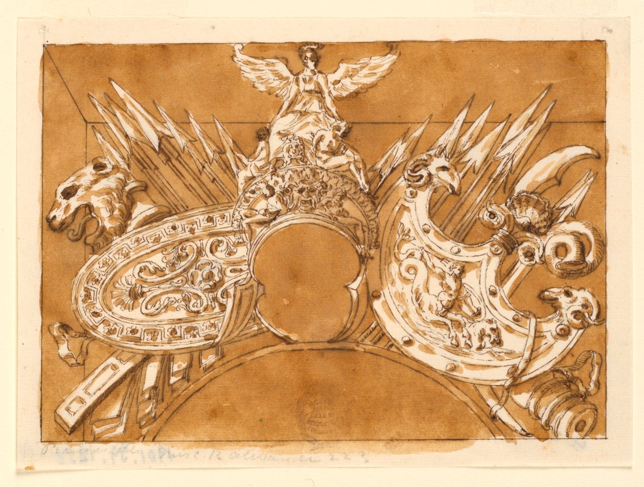 Military Trophy after Polidoro da Caravaggio by after Polidoro da Caravaggio