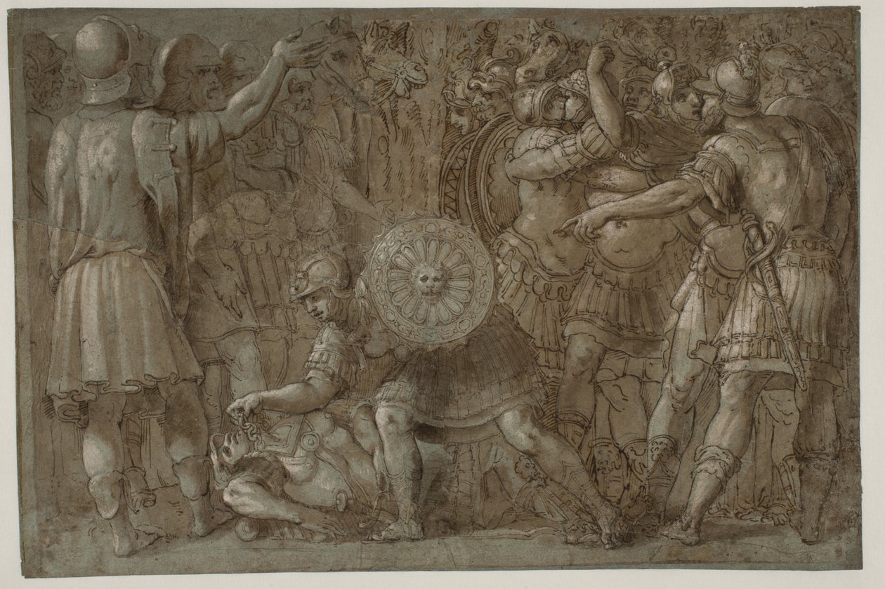 Scene from Roman History by after Polidoro da Caravaggio