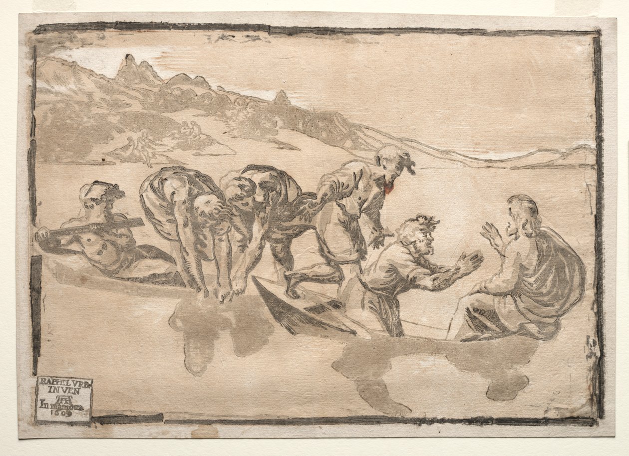 The Miraculous Draught of Fishes by after Raphael