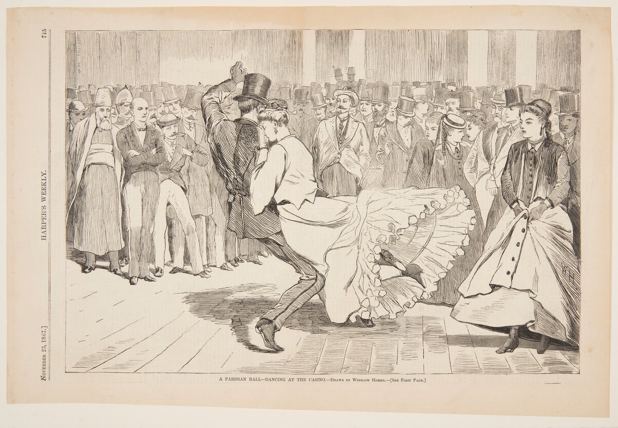 A Parisian Ball – Dancing at the Mabille, Paris by after Winslow Homer