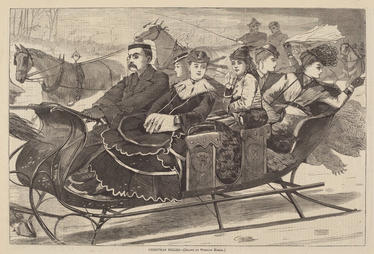 Christmas Belles by after Winslow Homer