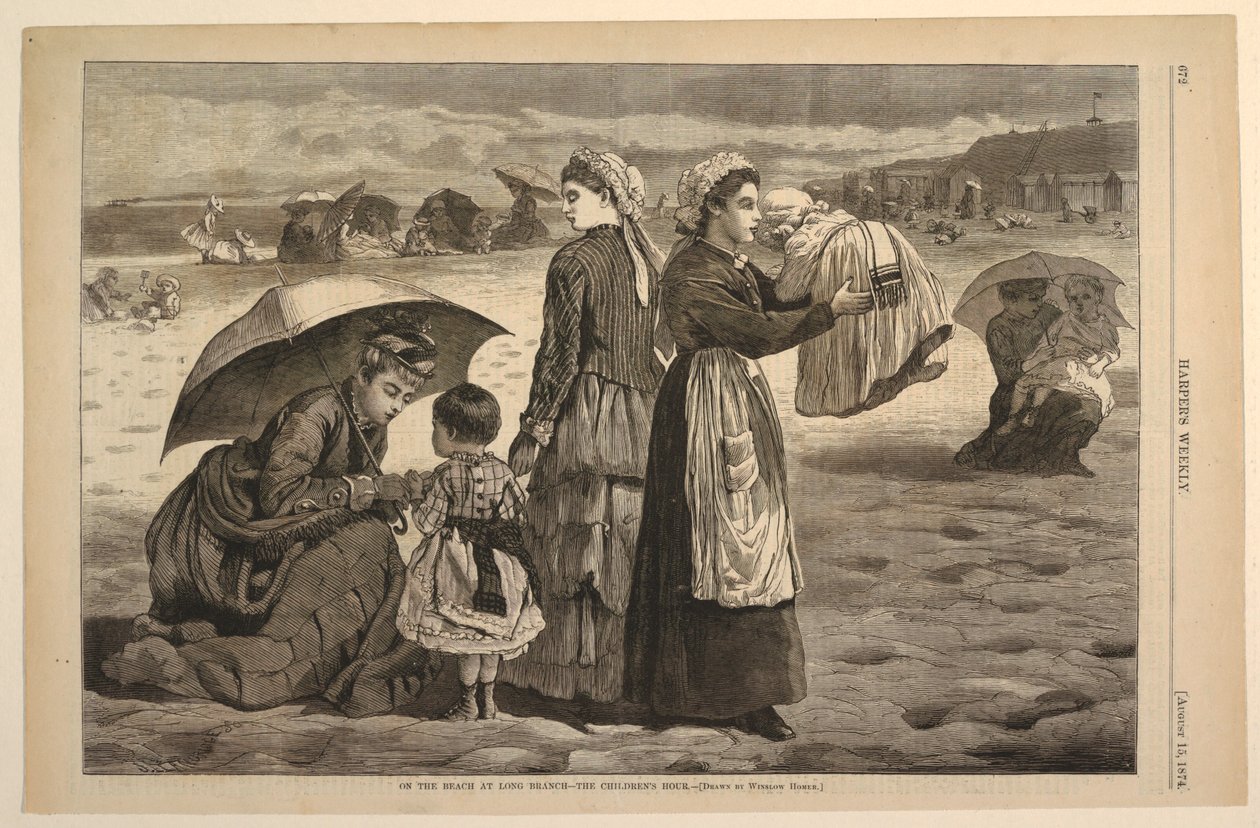 On the Beach at Long Branch – The Children