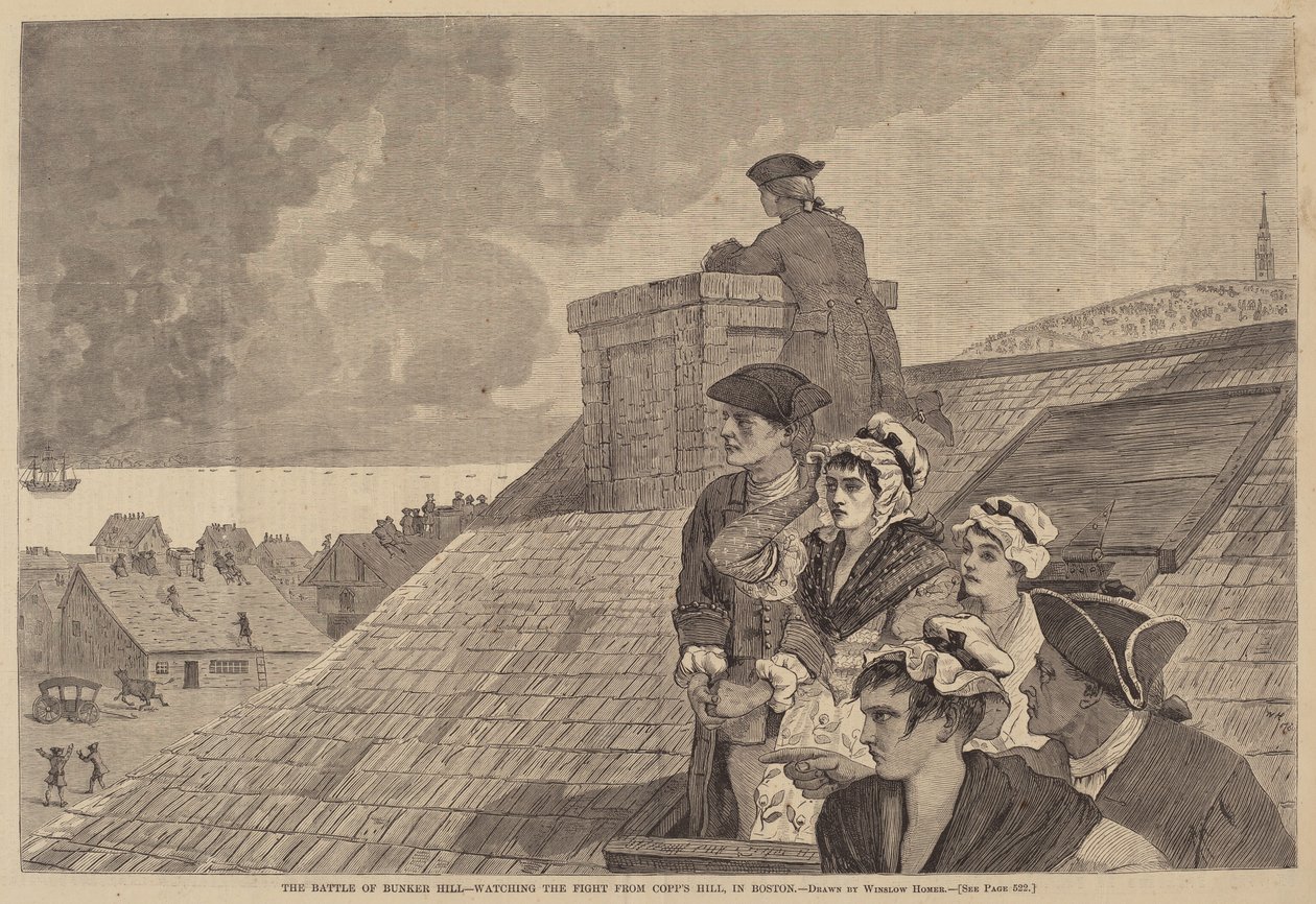 The Battle of Bunker-Hill - Watching the Fight from Copp