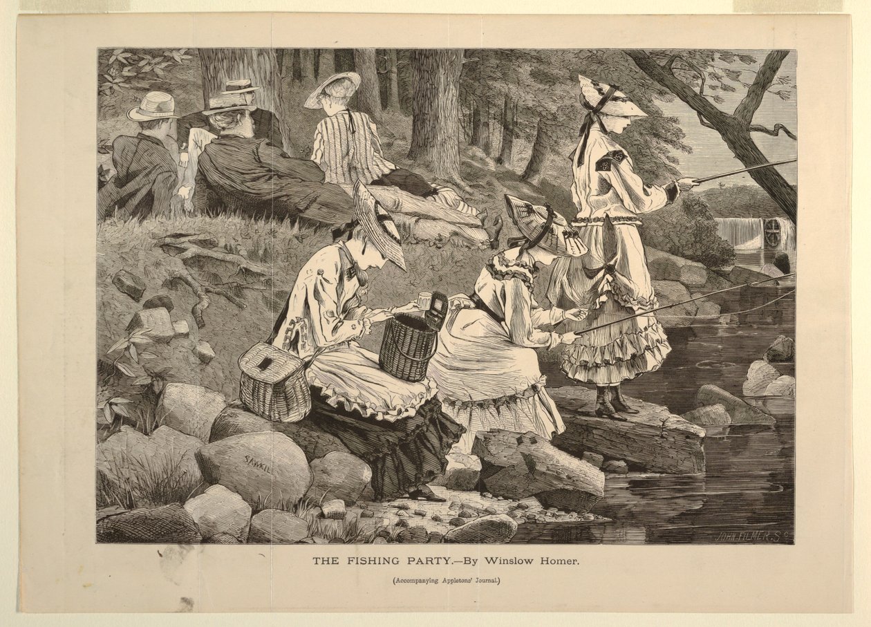The Fishing Party, from Appletons