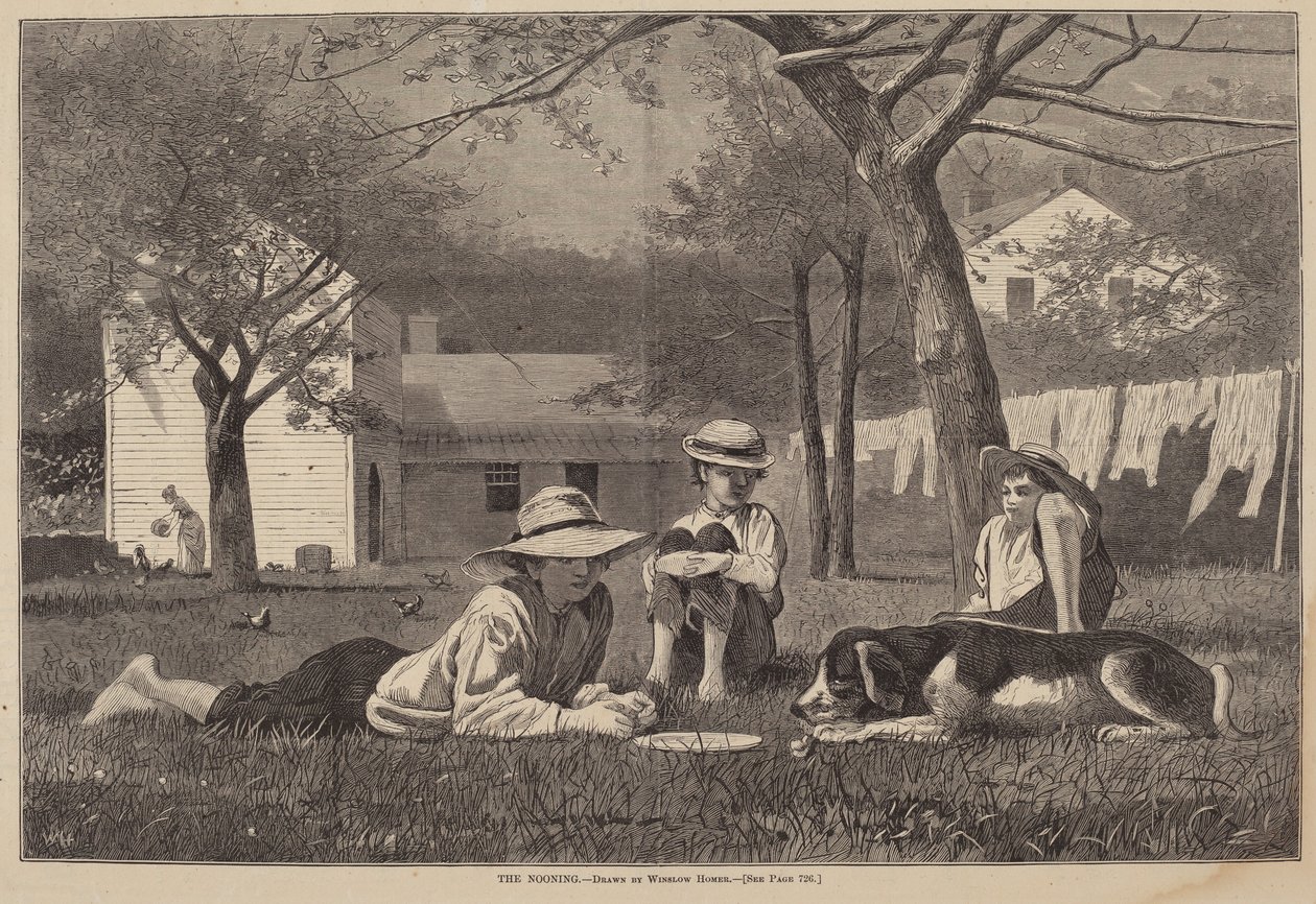 The Nooning by after Winslow Homer