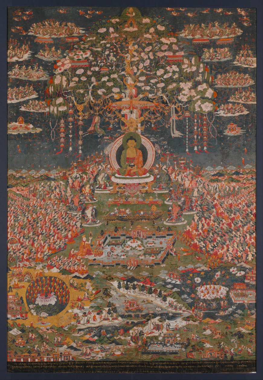 Amitabha, the Buddha of the Western Pure Land (Sukhavati) by anonymous 