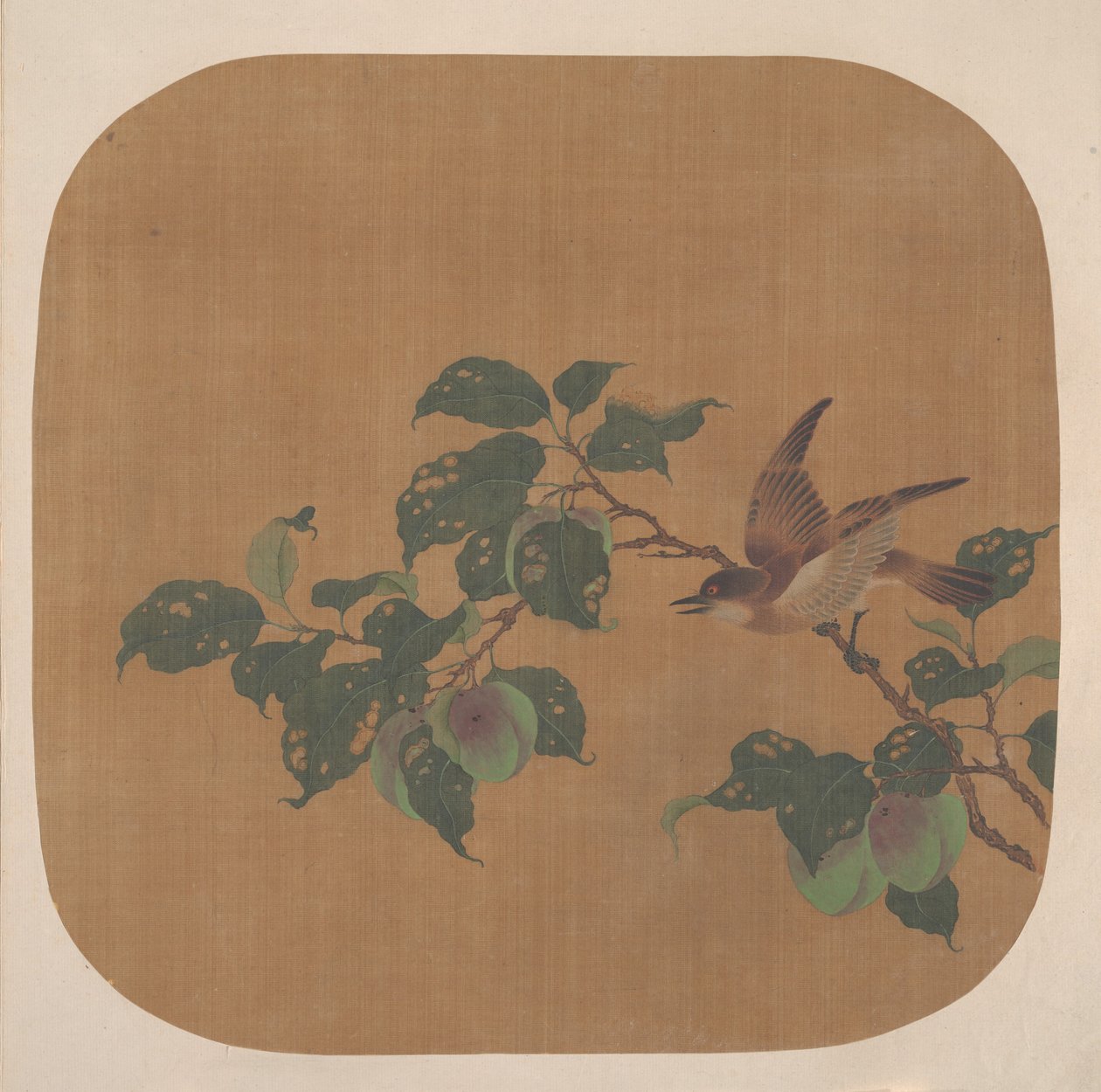 Branch of Flowering Tree with Bird by anonymous 