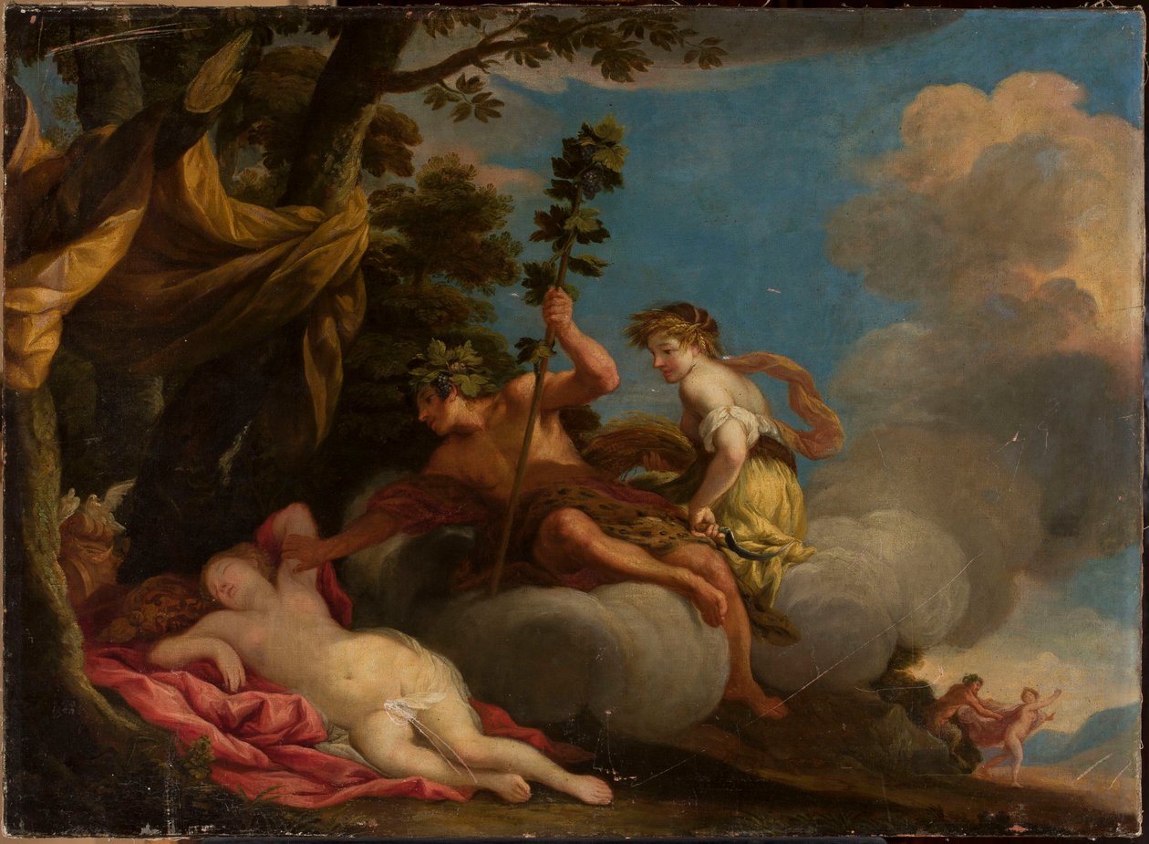 Ceres and Bacchus Awaken Venus by anonymous 
